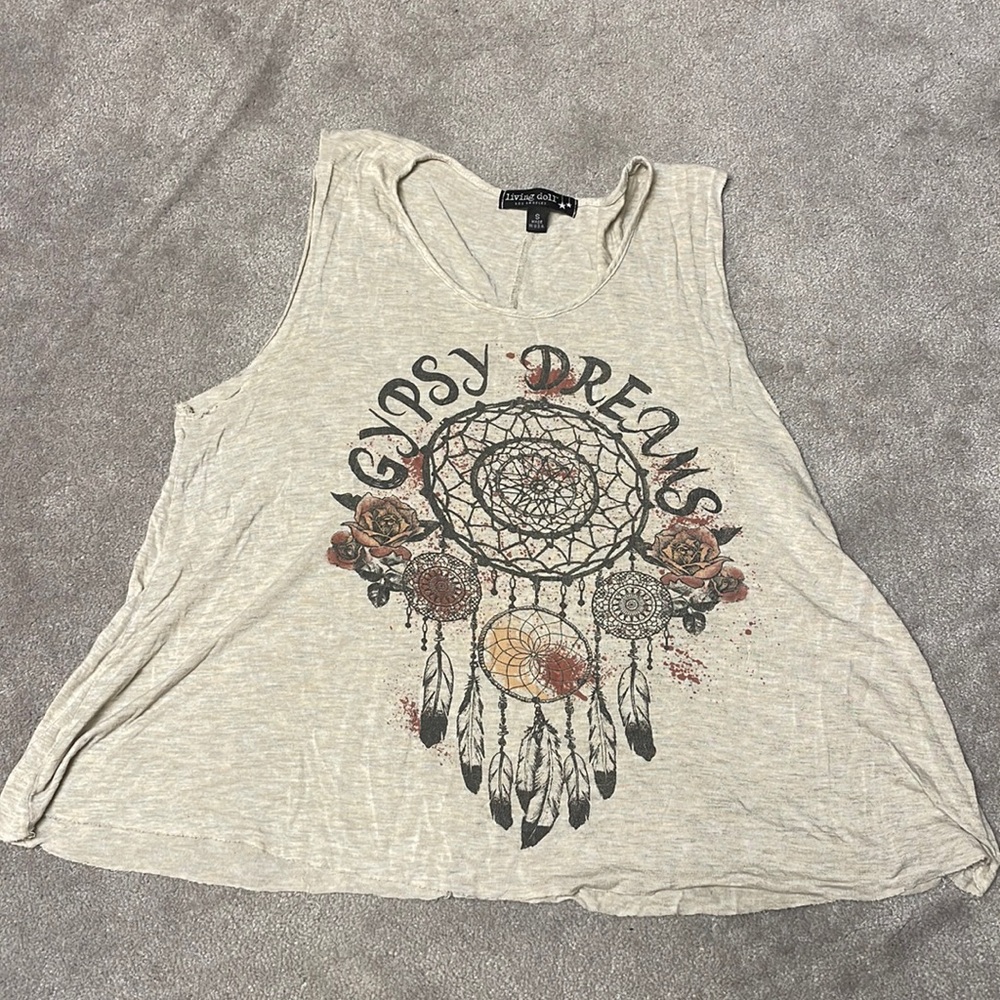 Living doll tank top. Size small